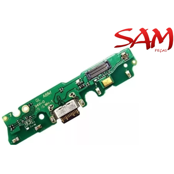 CONECTOR COM FLEX/PLACA MOTO G7 PLAY