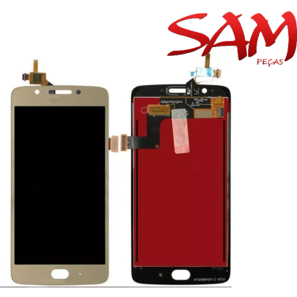 FRONTAL MOTO G5 DOURADO