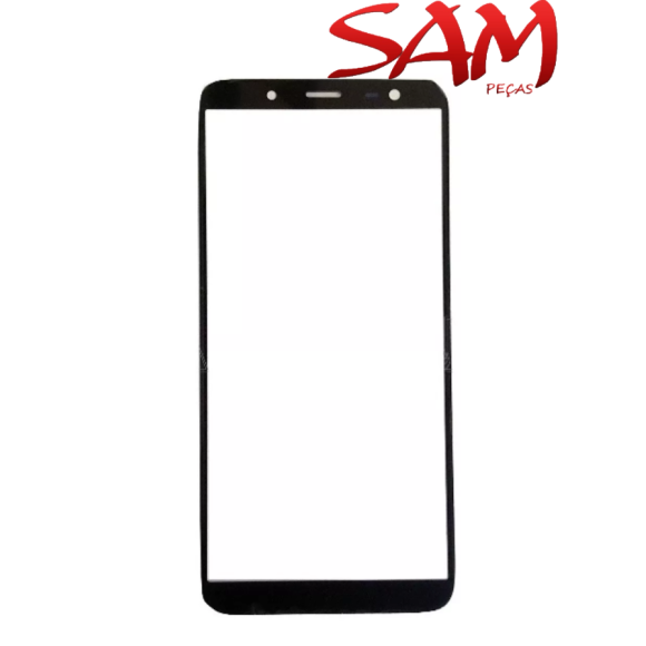 VIDRO SAMSUNG J6 PLUS/J4 PLUS PRETO