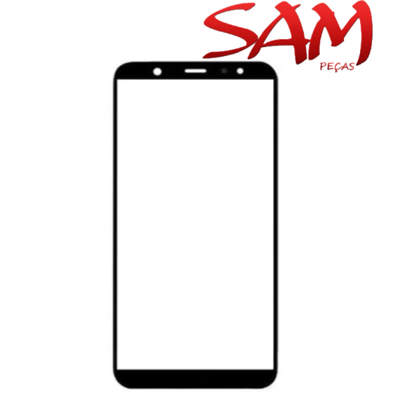 VIDRO SAMSUNG J8 PRETO