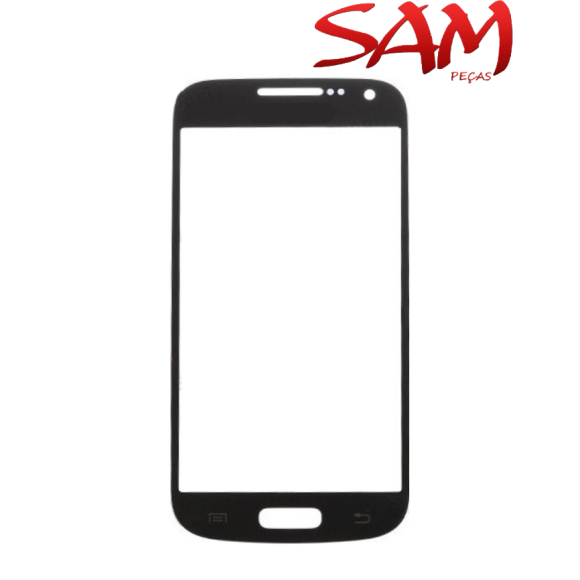 VIDRO SAMSUNG S3/S4 MINI PRETO