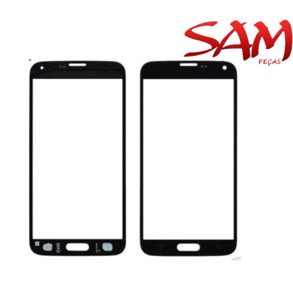 VIDRO SAMSUNG S5 PRETO