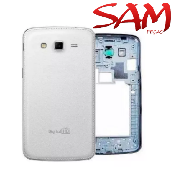 CARCACA COM TAMPA SAMSUNG 7102 BRANCO