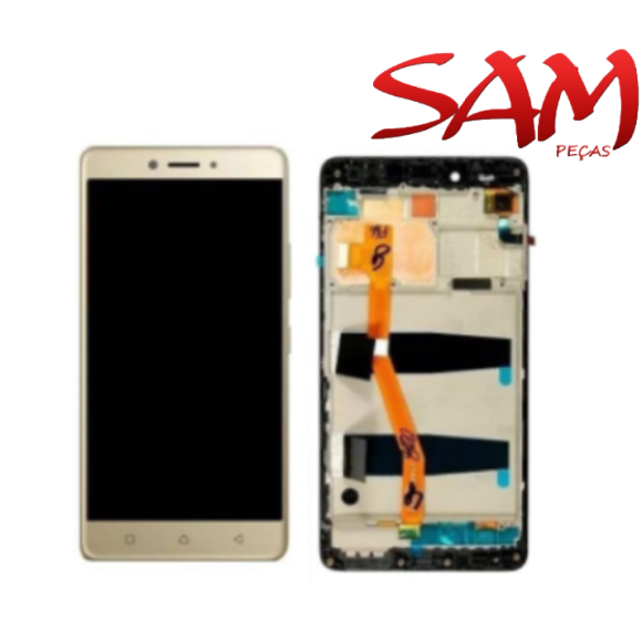 FRONTAL LENOVO K6 PLUS DOURADO