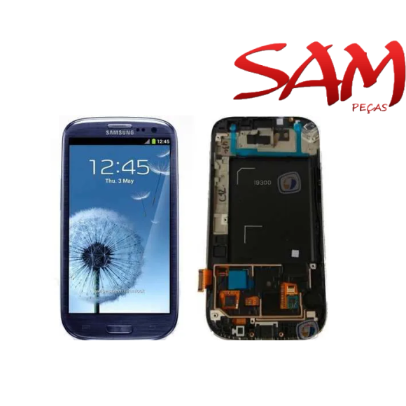 FRONTAL SAMSUNG S3 ORIGINAL 9300 AZUL