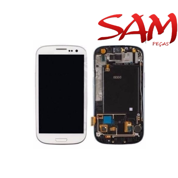 FRONTAL SAMSUNG S3 ORIGINAL 9300 BRANCO