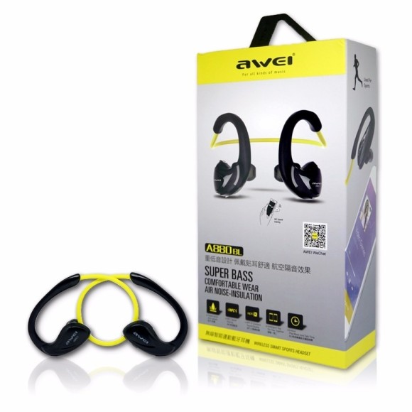 HEADSET SPORT WIRELESS SMART - A880BL