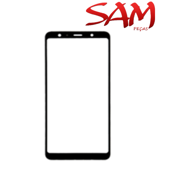 VIDRO SAMSUNG A7 2018 PRETO