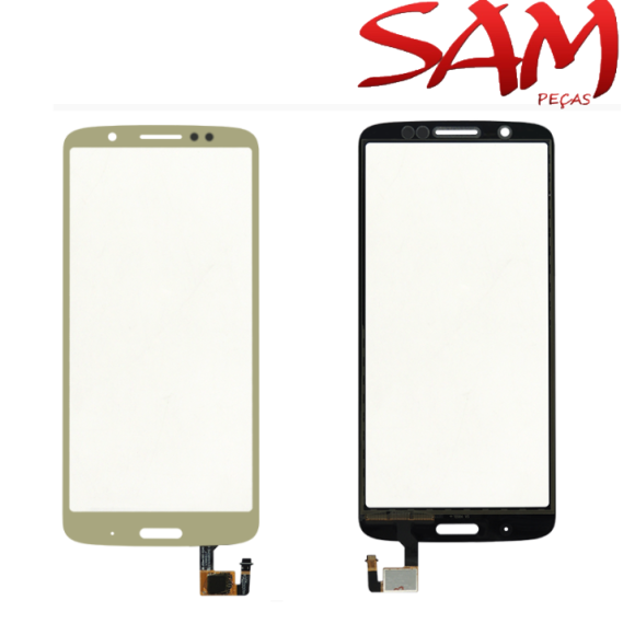 VIDRO C/ TOUCH MOTO G6 PLUS DOURADO