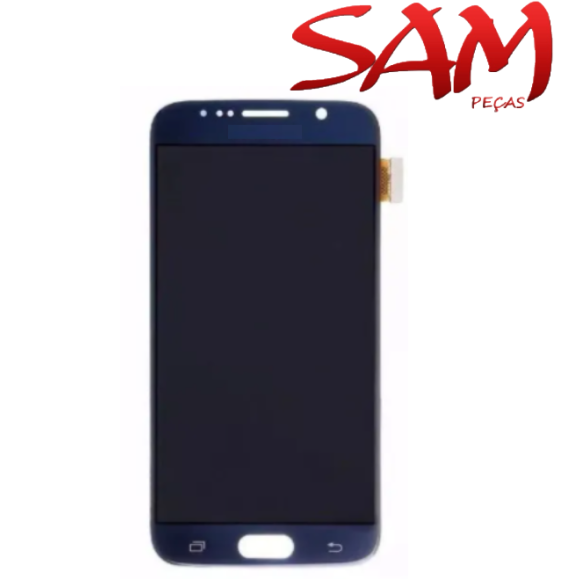 FRONTAL SAMSUNG S6 INCELL AZUL