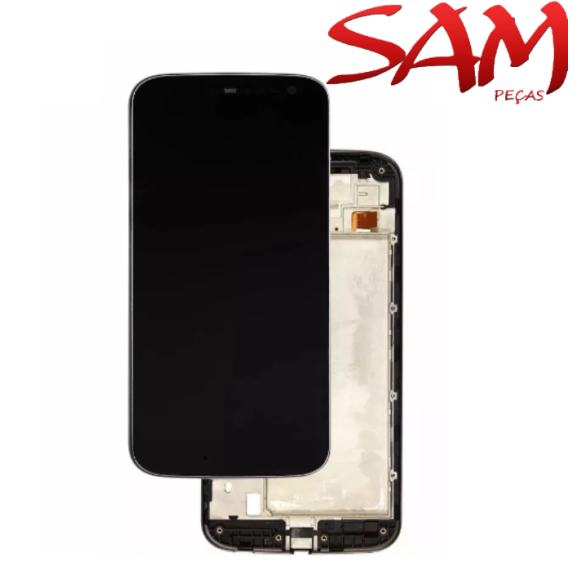 FRONTAL MOTO G4 ORIGINAL NACIONAL PRETO