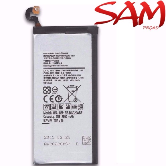 BATERIA SAMSUNG S6 G920 (EG920ABE)